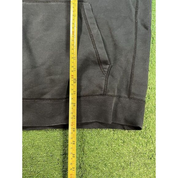 Vintage Nike‎ Y2K Mens Black Hoodie Sweatshirt Mens size LG Spell Out Big Logo - Picture 5 of 5